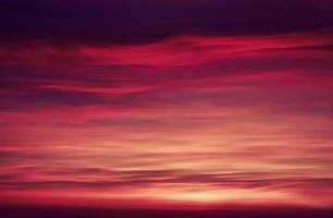 Real amazing panoramic sunrise or sunset sky with gentle colorful clouds. Long panorama, crop it photo