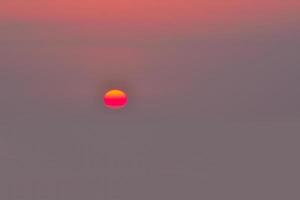 Real amazing panoramic sunrise or sunset sky with gentle colorful clouds. Long panorama, crop it photo