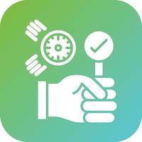Quick Bid Vector Icon Style