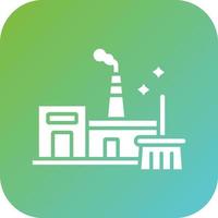 Industrial Cleaning Vector Icon Style