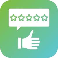 Customer Feedback Vector Icon Style