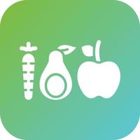 Muscle Gain Diet Vector Icon Style