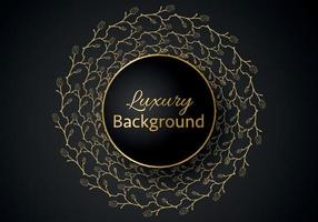 Elegant banner with intricate, parallel golden lines on a dark background. Vector pattern, abstract geometric.