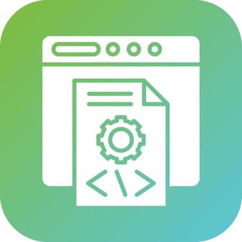 Application Programming Vector Icon Style