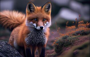 Cute fox. . photo