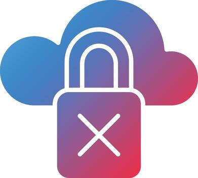 Vector Design Unsecure Icon Style