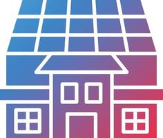 Vector Design Solar House Icon Style