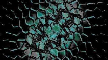 Abstract Split Cracked Surface Background Digital Rendering photo