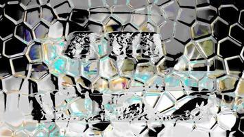 Abstract Split Cracked Surface Background Digital Rendering photo