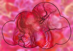 Digital Rendering Abstract Hypnotic Background photo