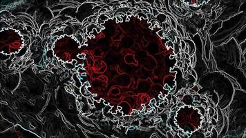 Digital Illustration Corona Virus Covid-19 Pandemic photo