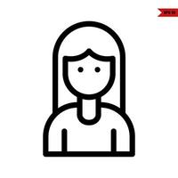 people line icon vector