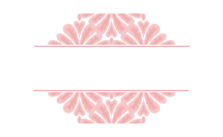 rosado flor pétalo ornamento frontera diseño png