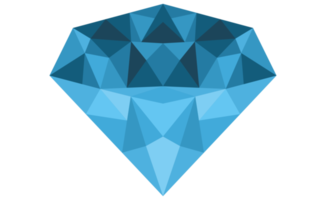 smycke sten - blå diamant sten png