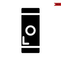 smartphone glyph icon vector