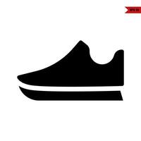 shoes glyph icon vector