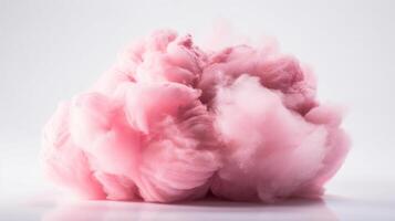 Pink cotton candy. Illustration photo