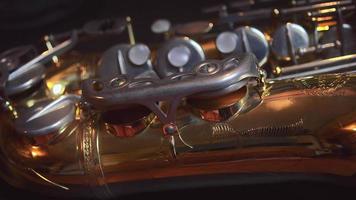 Saxophone with moving keys video