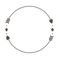 hipster circulo flecha marco flechas en boho estilo tribal flechas png