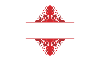 remolino sangre ola ornamento frontera diseño png