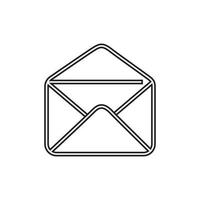 Envelope icon vector. Mail illustration sign. Letter symbol. Post logo. vector