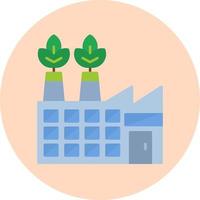 Eco Factory Vector Icon