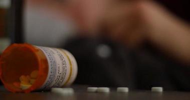 4K Drug Addict Abuses Prescriptions And Pills video