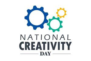 World Creativity Day Design suitable for poster, banner. vector Illustration