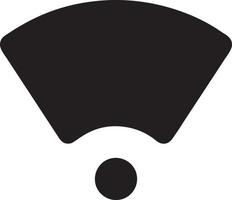 Signal communication information connection wireless icon symbol vector image, illustration of the network wifi in black image. EPS 10