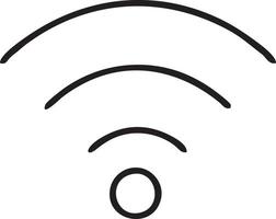 Signal communication information connection wireless icon symbol vector image, illustration of the network wifi in black image. EPS 10