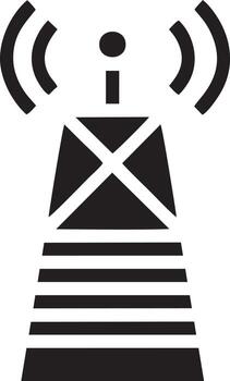 Signal communication information connection wireless icon symbol vector image, illustration of the network wifi in black image. EPS 10