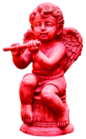 Winged angel statue png