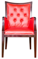 red classic armchair png