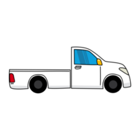 The pickup truck transportation cartoon icon design. png