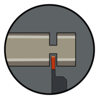 External Grooving process on CNC lathes. Precision machining process png