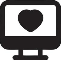 Love icon symbol vector image. Illustration of the valentine day symbol. EPS 10