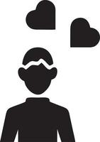 Love icon symbol vector image. Illustration of the valentine day symbol. EPS 10