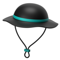 3d icône camping chapeau png