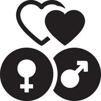 Love icon symbol vector image. Illustration of the valentine day symbol. EPS 10