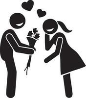 Love icon symbol vector image. Illustration of the valentine day symbol. EPS 10