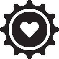 Love icon symbol vector image. Illustration of the valentine day symbol. EPS 10