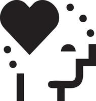 Love icon symbol vector image. Illustration of the valentine day symbol. EPS 10