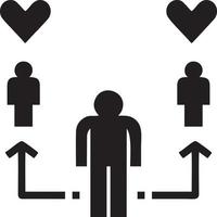 Love icon symbol vector image. Illustration of the valentine day symbol. EPS 10