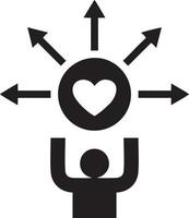 Love icon symbol vector image. Illustration of the valentine day symbol. EPS 10