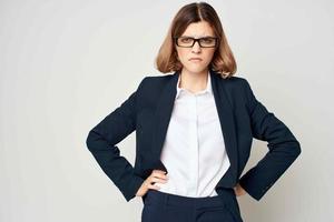 Business woman in suit work official self-confidence manager photo