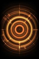 Abstract technology innovation circle sci-fi concept background. vector