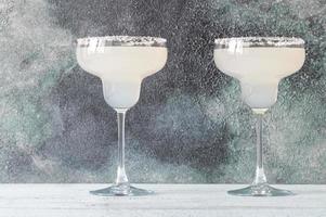 Two Margarita cocktails photo