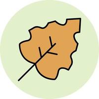 Autumn leaf Vector Icon