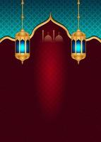 Eid-Al-Fitr ramadan Milad mosque Islamic Arabic Green Luxury Background photo