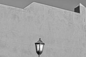 contrasting architectural details on the Spanish Canary Island Fuerteventura against a blue sky photo